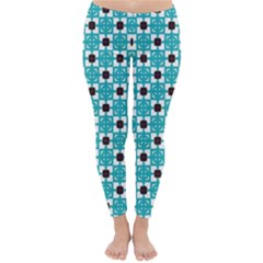 Cute Pretty Elegant Pattern Winter Leggings by GardenOfOphir