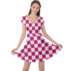 Cute Pretty Elegant Pattern Cap Sleeve Dresses by GardenOfOphir