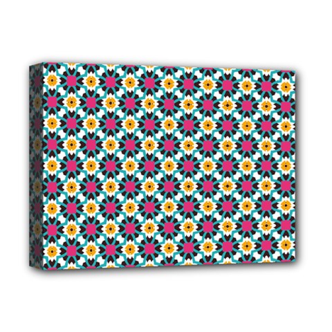 Cute Abstract Pattern Background Deluxe Canvas 16  X 12   by GardenOfOphir