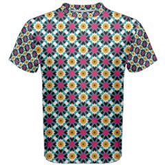 Cute Abstract Pattern Background Men s Cotton Tees