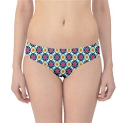Cute Abstract Pattern Background Hipster Bikini Bottoms by GardenOfOphir