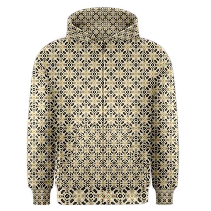 Cute Pretty Elegant Pattern Men s Zipper Hoodies