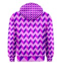 Modern Retro Chevron Patchwork Pattern Men s Pullover Hoodies View2