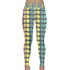 Colorful Leaf Pattern Yoga Leggings by GardenOfOphir