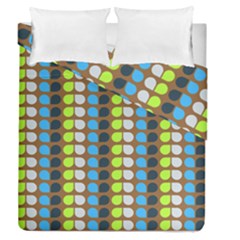 Colorful Leaf Pattern Duvet Cover (full/queen Size) by GardenOfOphir