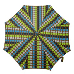 Colorful Leaf Pattern Hook Handle Umbrellas (medium) by GardenOfOphir