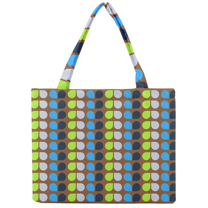 Colorful Leaf Pattern Tiny Tote Bags
