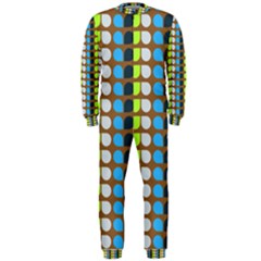 Colorful Leaf Pattern Onepiece Jumpsuit (men)  by GardenOfOphir