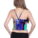 Abstract City Design Spaghetti Strap Bra Tops View2