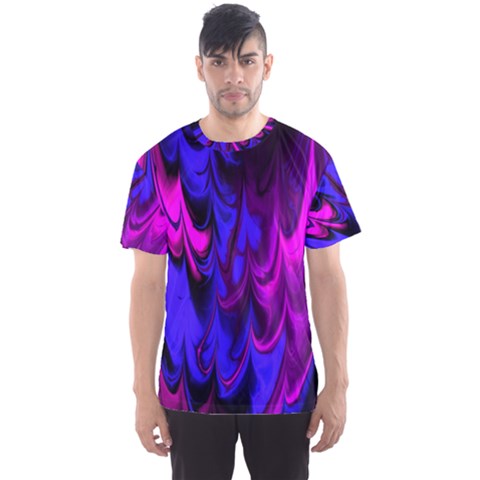 Fractal Marbled 13 Men s Sport Mesh Tees by ImpressiveMoments