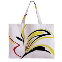 Abstract Flower Design Zipper Tiny Tote Bags by digitaldivadesigns