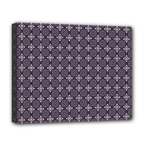 Cute Pretty Elegant Pattern Deluxe Canvas 20  X 16   by GardenOfOphir