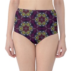 Cute Pretty Elegant Pattern High-waist Bikini Bottoms by GardenOfOphir