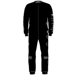 Keep Calm and Carry On My Wayward Son OnePiece Jumpsuit (Men) 