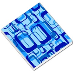 Retro Pattern 1971 Blue Small Memo Pads