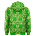 Retro Green Pattern Men s Pullover Hoodies View2