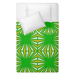 Retro Green Pattern Duvet Cover (single Size) by ImpressiveMoments