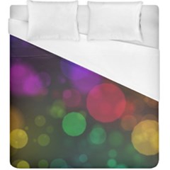 Modern Bokeh 15 Duvet Cover Single Side (kingsize) by ImpressiveMoments