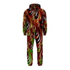 Special Fractal 31 Green,brown Hooded Jumpsuit (kids) by ImpressiveMoments