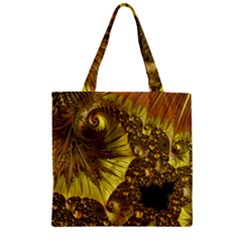 Special Fractal 35cp Zipper Grocery Tote Bags by ImpressiveMoments