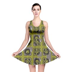 Plastic Shapes Pattern Reversible Skater Dress by LalyLauraFLM