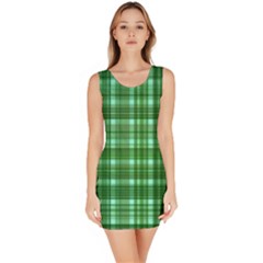 Plaid Forest Bodycon Dresses