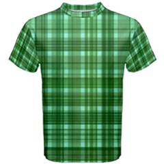 Plaid Forest Men s Cotton Tees by ImpressiveMoments