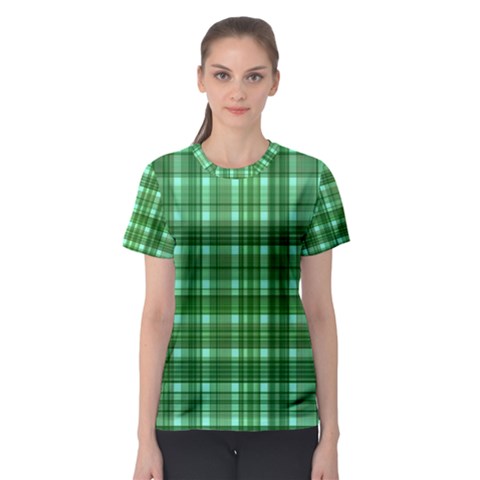 Plaid Forest Women s Sport Mesh Tees by ImpressiveMoments