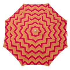 Chevron Peach Straight Umbrellas by ImpressiveMoments