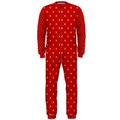 Cute Seamless Tile Pattern Gifts Onepiece Jumpsuit (men)  by GardenOfOphir