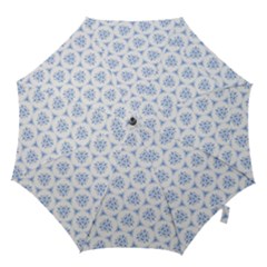 Sweet Doodle Pattern Blue Hook Handle Umbrellas (large) by ImpressiveMoments