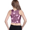 Doodle Fun Pink Racer Back Crop Tops View2