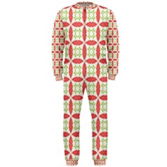 Cute Seamless Tile Pattern Gifts Onepiece Jumpsuit (men)  by GardenOfOphir