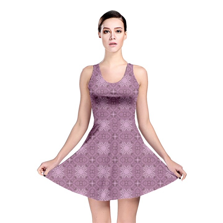 Cute Seamless Tile Pattern Gifts Reversible Skater Dresses