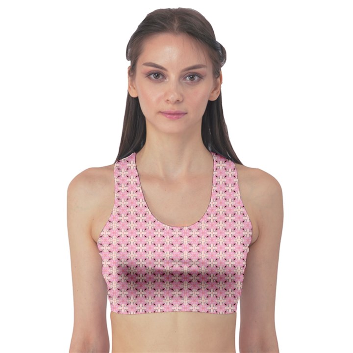 Cute Seamless Tile Pattern Gifts Sports Bra