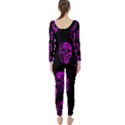 Purple Skulls  Long Sleeve Catsuit View2