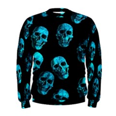Skulls Blue Men s Sweatshirts