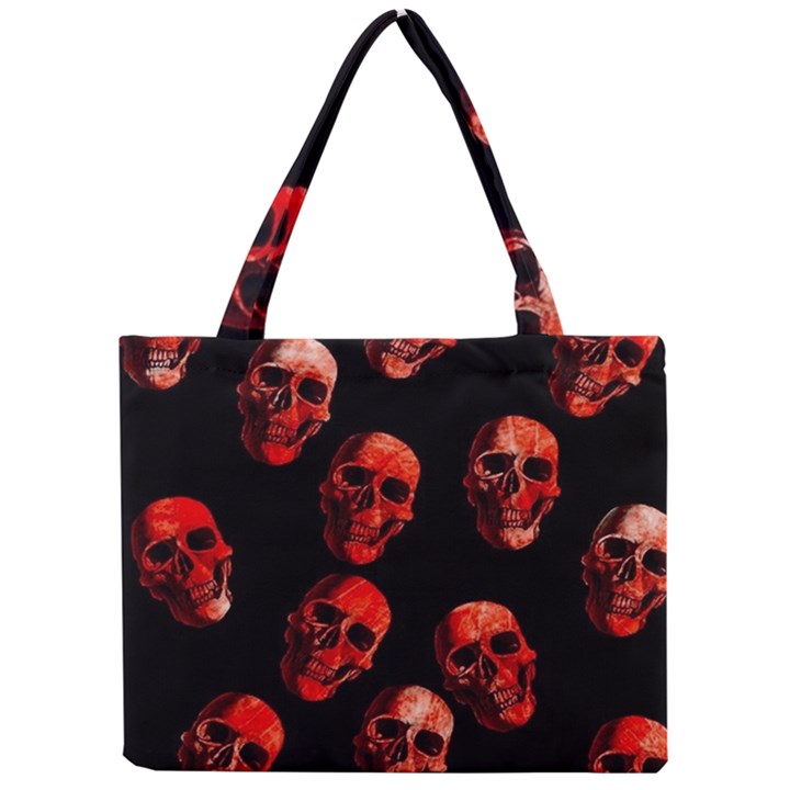 Skulls Red Tiny Tote Bags