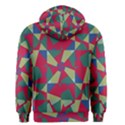 Shapes in squares pattern Men s Zipper Hoodie View2