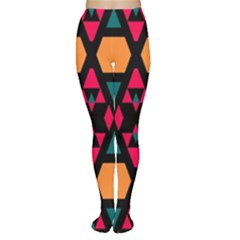 Rhombus And Other Shapes Pattern Tights by LalyLauraFLM