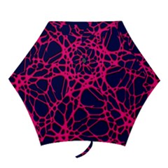 Hot Web Pink Mini Folding Umbrellas by ImpressiveMoments