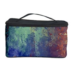 Abstract in Green, Orange, and Blue Cosmetic Storage Cases