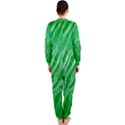 Florescent Green Zebra Abstract  OnePiece Jumpsuit (Ladies)  View2