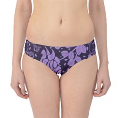 Floral Wallpaper Purple Hipster Bikini Bottoms by ImpressiveMoments