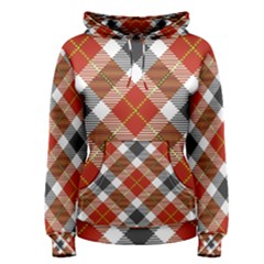 Smart Plaid Warm Colors Women s Pullover Hoodies by ImpressiveMoments