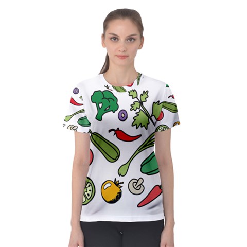 Vegetables 01 Women s Sport Mesh Tees by Famous