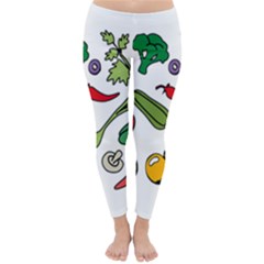 Vegetables 01 Winter Leggings