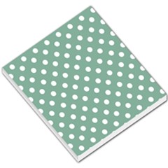 Mint Green Polka Dots Small Memo Pads