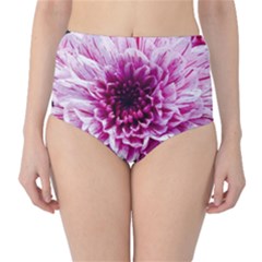 Wonderful Flowers High-Waist Bikini Bottoms