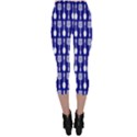 Indigo Spatula Spoon Pattern Capri Leggings View2